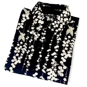 Abby Vill Press Vintage Birds & Berries Shirt from Japan